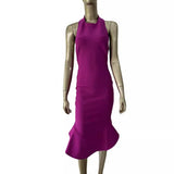 Women Dresses Sexy Backless Ruffled Dress Party Dress Skirt (Ont0408)