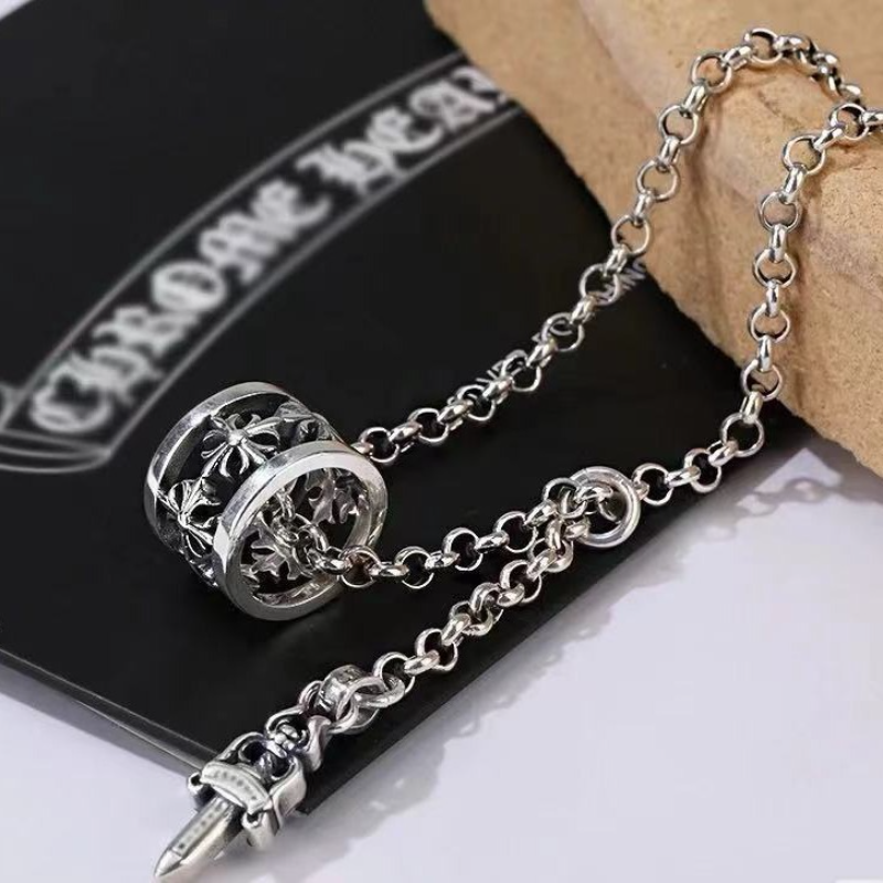 Chrome Hearts Necklace Cross Men's and Women's Collarbone Chains