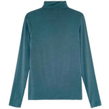 Women T Shirt Modal Turtleneck Bottoming Shirt Women's Slim Fit Long-Sleeved T-shirt Top