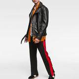 Men Motorcycle Jacket Faux Leather Knight Jacket 1966/300