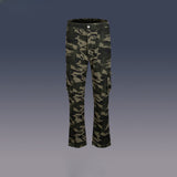 MIJKO Men Vintage Pants MIJKO Tooling Multi-Pocket Trousers Micro-pull Pants Foot Casual Pants