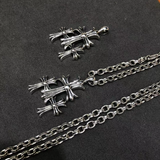 Chrome Hearts Necklace Vintage Cross Pendant Men's and Women's Necklaces