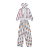 Ashley williams zipper hoodie i love mesuitheart printed outwearfleece-linedcasual sweatpants
