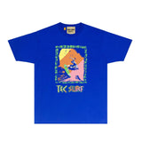 Gallery Dept T Shirt Retro Printed Loose Short-Sleeved Shirt