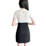 Women Maxi Dress Spring and Summer Sexy Lace Sheath Dress