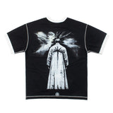 Hip-hop t-shirts: american streetwear vintage high street rap summer tops, casual loose crew neck short sleeve trendy tees