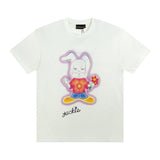 Drew house tshirt r d@ew cartoon rabbit graphic crew neck pullover short sleeve wholesale