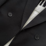 Women Suits Loose Casual Black Blazer