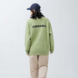 Unisex Hoodie Autumn Affixed Cloth Embroidered Sweater