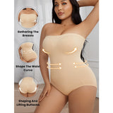 Shapewear bodysuit lifting the buttocks and tightening the abdomen