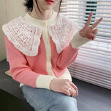 Women Knitwear Spring Sweater Loose Knitted Cardigan