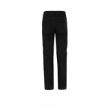 MIJKO Men Vintage Pants MIJKO Zipper Trim Trousers Slim-Fit Jeans