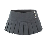 Women Skirt Summer Mini Pleated Skirt