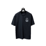 Ch hip-hop t shirts high version ch couple sanskrit sword cross embroidery leather short sleeve american high street
