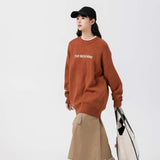 Unisex Sweater Autumn Back Letter Printed Sweater