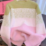 Women Knitted Pullover Autumn and Winter Loose Beautiful Knitwear Top