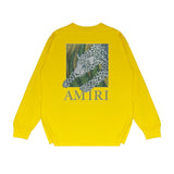 Amiri Long Sleeved Shirt Printed Trendy Pure Cotton