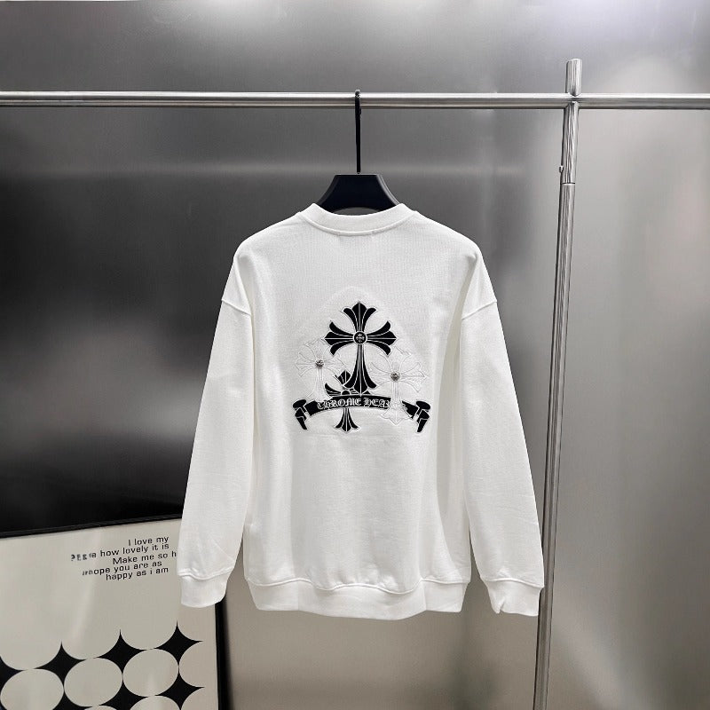 Chrome Hearts Sweatshirt Autumn/Winter Crew Neck Sweater