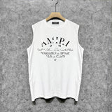 Amiri tank top damaged little spider print