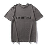 Hip-hop t-shirts, american high street short-sleeve ess heat-sealed summer t-shirt, couple's trendy top