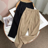 Women Sweatpants Summer Black Suit Pants Straight Harem Pants Pants