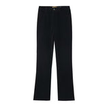 Women Sweatpants Casual Pants Women's Autumn and Winter Retro Bell-Bottom Pants Trousers