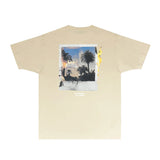 Gallery Dept T Shirt Retro Printed Loose Short-Sleeved Shirt