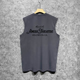 Amiri tank top with strange letter printing