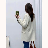 Women Suits Autumn Loose Leisure Professional Suit Jacket