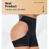 Butt lifter shapewear panty buttoned tummy tuck butt lift