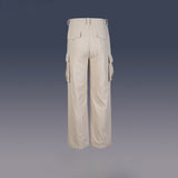 MIJKO Men's Vintage Pants MIJKO Men's Women's Straight Pants Drawstring Casual Pants