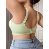 Full figure bra women's push-up lace