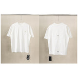 Ch hip-hop t shirts summerchstereo leather embroider american high street couple casualeasiest for matchheavy industry