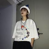 HJN Solar System T-Shirt Geek Trash Style T-Shirt Pluto