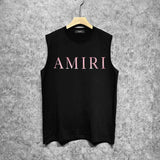 Amiri tank top pink letterprinting