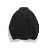 Unisex Jacket Vintage Overalls Jacket Casual Jacket