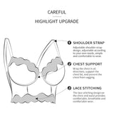 Full figure bra high support shaping lace beautiful back