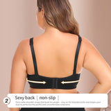 Full figure bra without wire lace