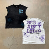 saint m t shirts s.m street graffiti style tank top pullover vest