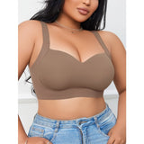 Full figure bra seamless push-up to prevent sagging