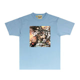 Gallery Dept T Shirt Retro Printed Loose Short-Sleeved Shirt