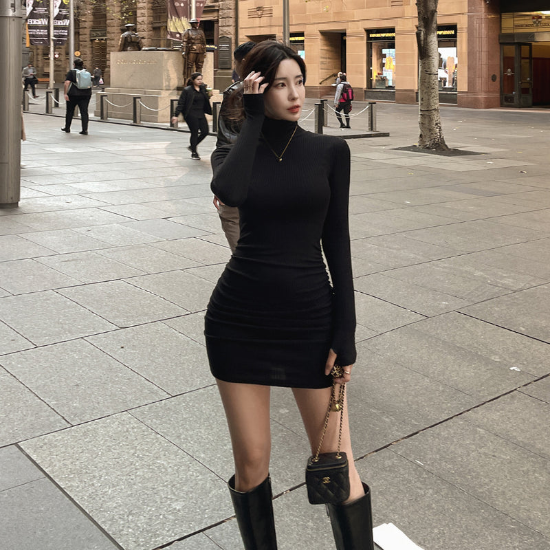 Women Dresses Sheath Dress Long Sleeve Short Dress