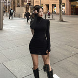 Women Dresses Sheath Dress Long Sleeve Short Dress