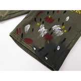 Gallery Dept Shorts Joint Alphabet Hand Painted Graffiti Old Shorts
