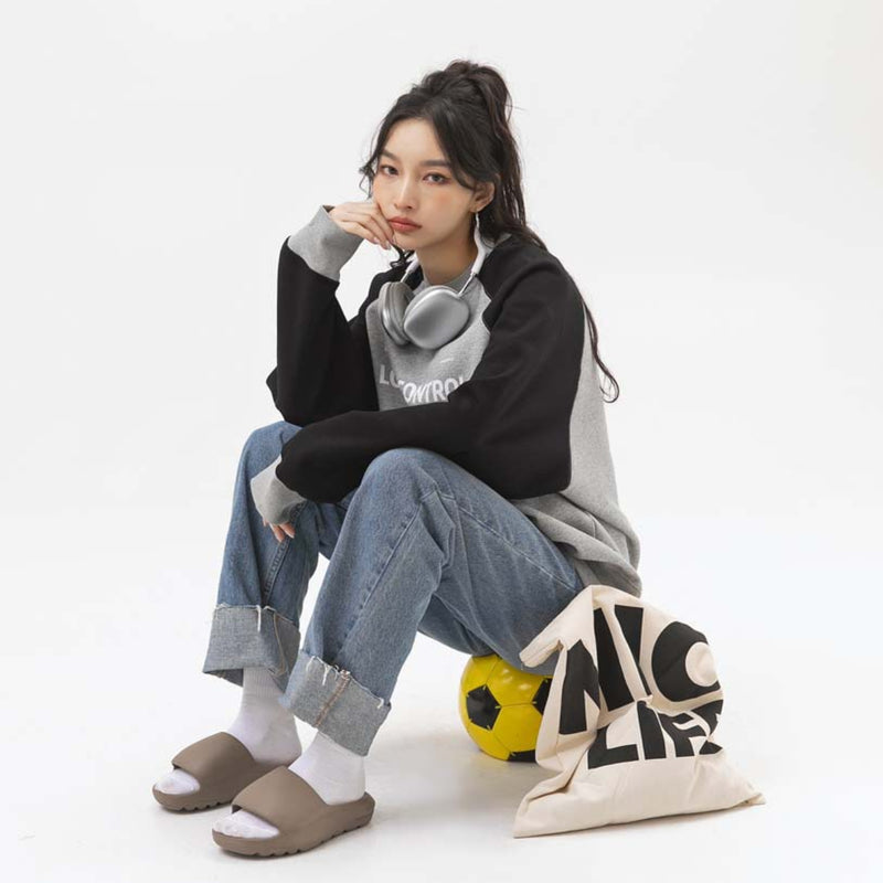 Unisex Hoodie Autumn Raglan Multicolor Hoodie