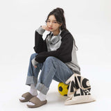 Unisex Hoodie Autumn Raglan Multicolor Hoodie