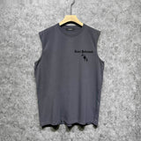 Amiri tank top sanskrit printing