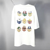 saint m t shirts s.m. collaboration cartoon graphic crewneck short sleeve t-shirt