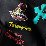 Chh Chrome Hearts Hoodie Color Sanskrit Hand Painted Graffiti Hooded Sweater