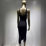 Women Dresses Bandage Dress Sexy Drill Chain Party Dress Skirt (Ont0408)